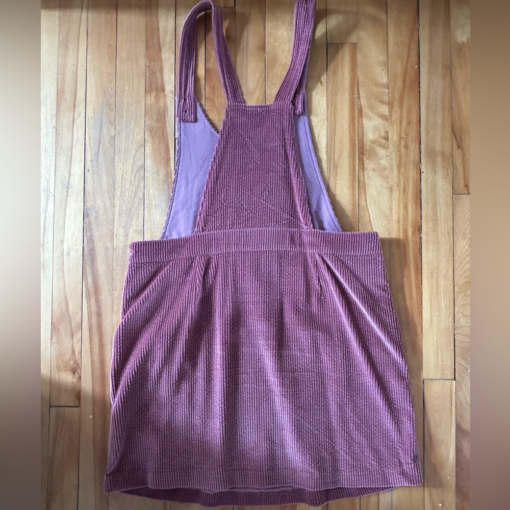 Frank & Oak Pink Corduroy Pinafore Dress - Picture 2 of 4